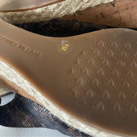 Antonio Melani Animal Print Slingback Sandals size 9 - Picture 12 of 14